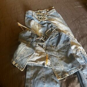 Vintage xoxo Jean set top M Jean pants 5/6